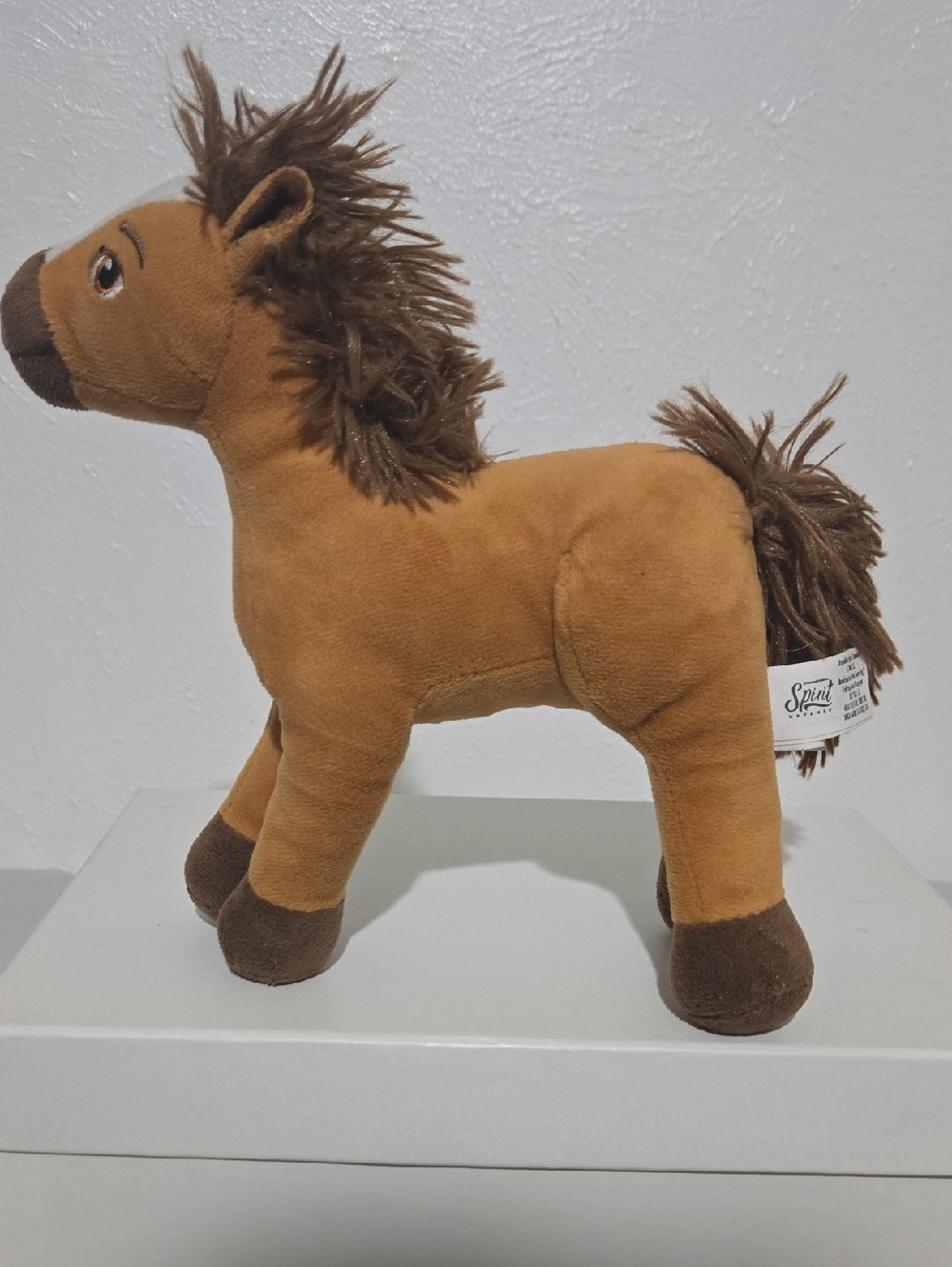 Dreamworks Brown Plush Horse with Dark Brown Mane